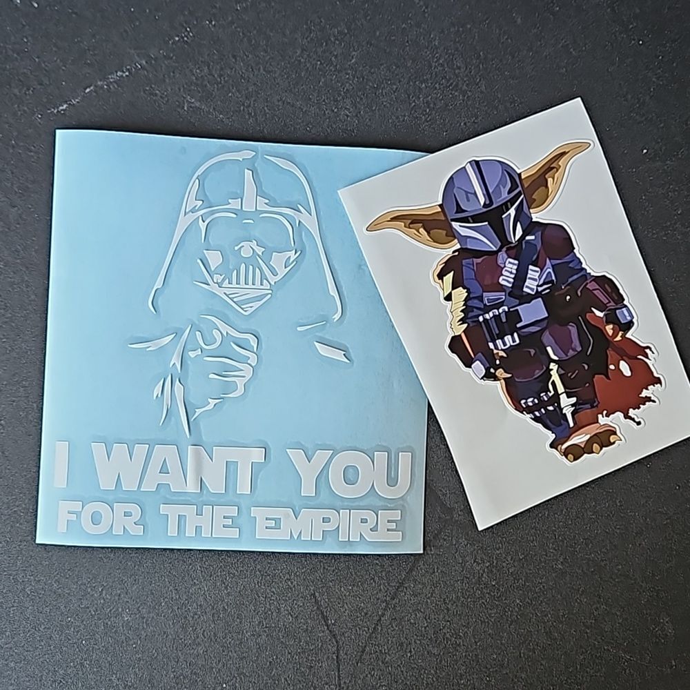 Star Wars Vehicle Window Decals. Set of Two NWOT